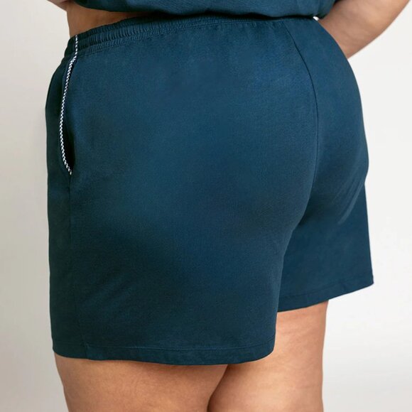 NEW ❤️ 2 Piece UNDERSTANCE Short Pajama Set in INK BLUE. Super Comfy Size XL - Picture 9 of 9